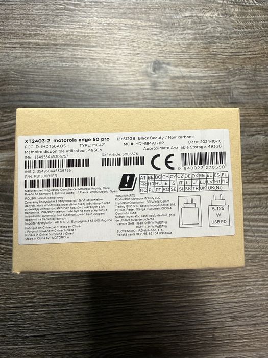 Motorola edge 50 pro 12/512гб