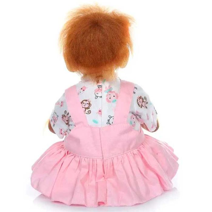 М'яконабивна Лялька Реборн Мавпа Бінго 52 см