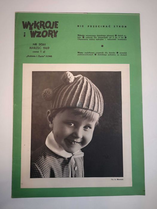 Moda I Życie 03/1969R - Wykroje I Wzory Nr 3/261