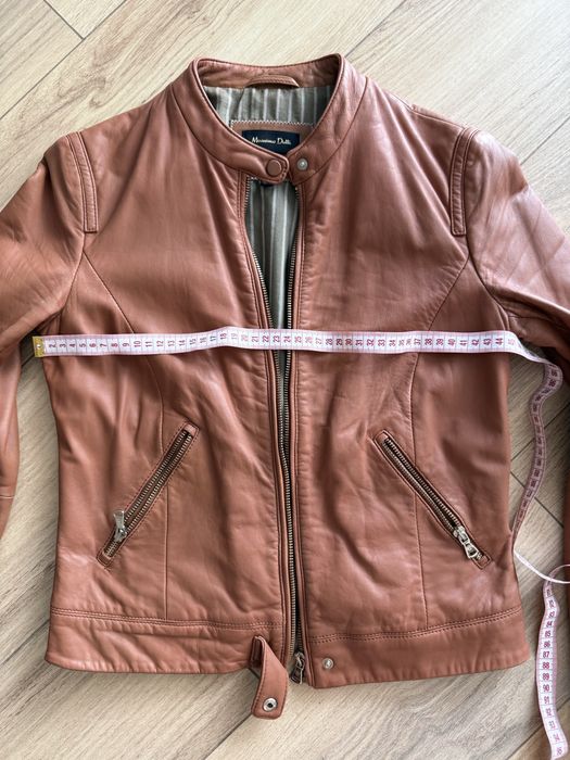 Шкіряна куртка Massimo Dutti, розмір S