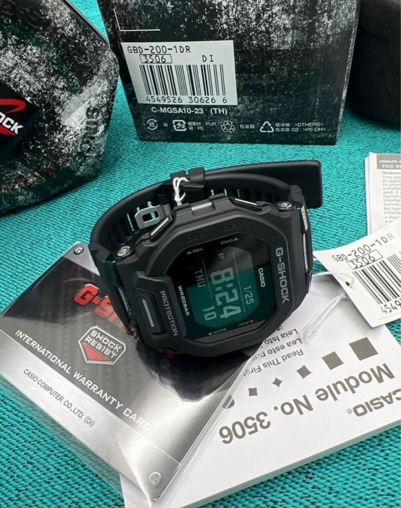 Мужские наручные часы Casio G-Shock GBD-200-1E
