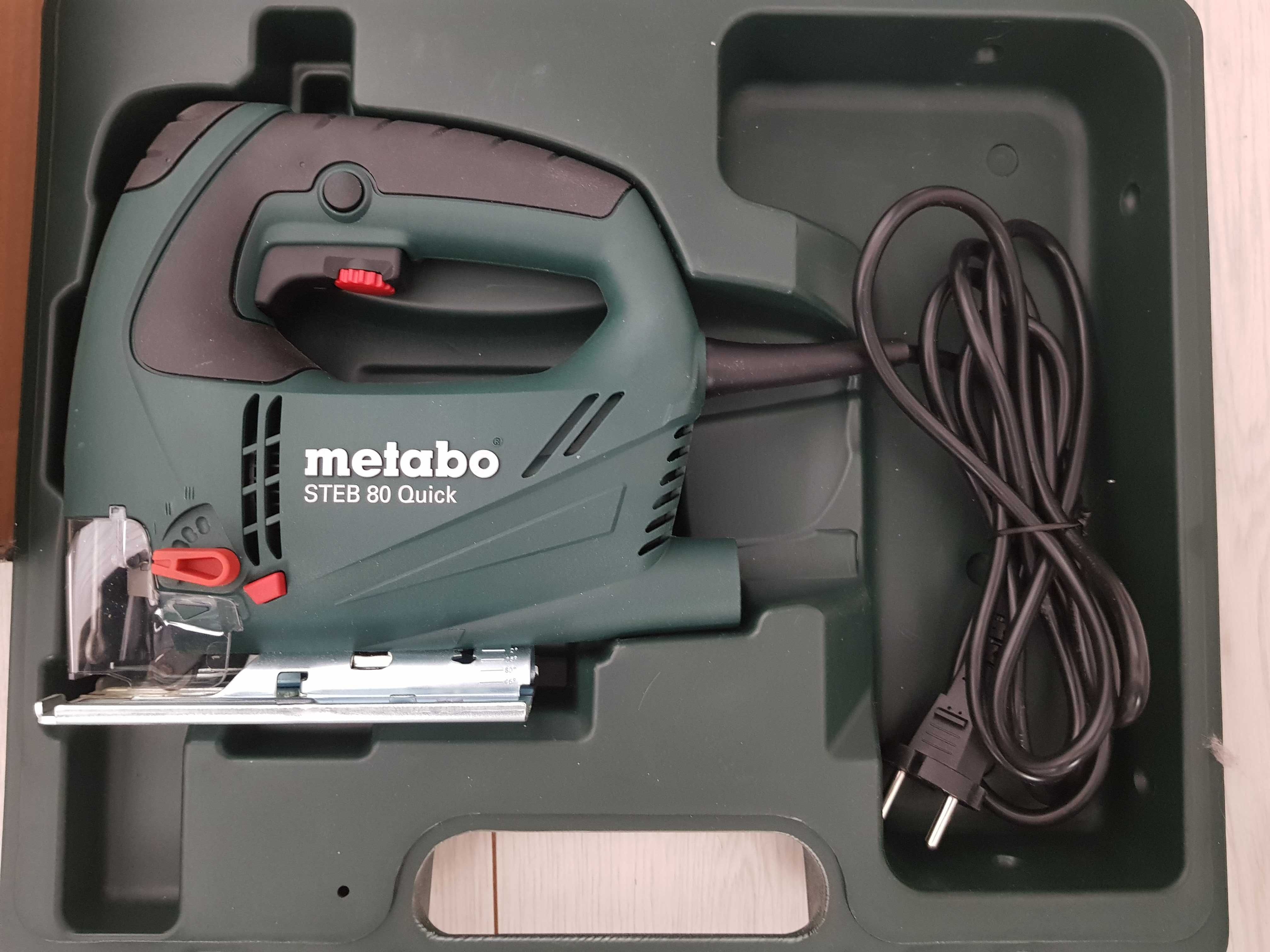 Лобзик Metabo STEB 80 Quick+кейс+в подарок пилочки (новый)