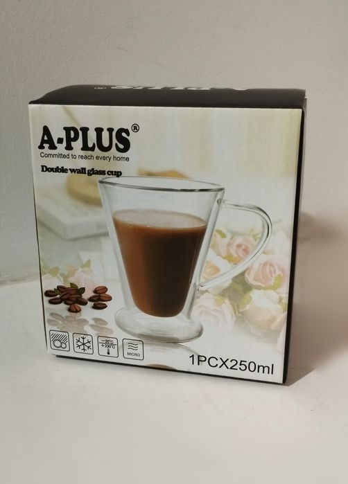 Чашка, подвійне скло НОВА