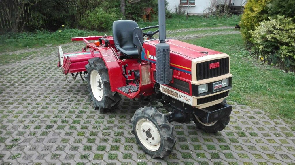 Traktorek Yanmar F14D + glebogryzarka