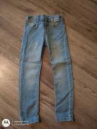 Spodnie jeansy dla chłopca/ rurki slim 110