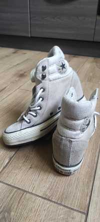 Оригинальные фирменные кеды ботинки Converse (натуральные) 36 р.