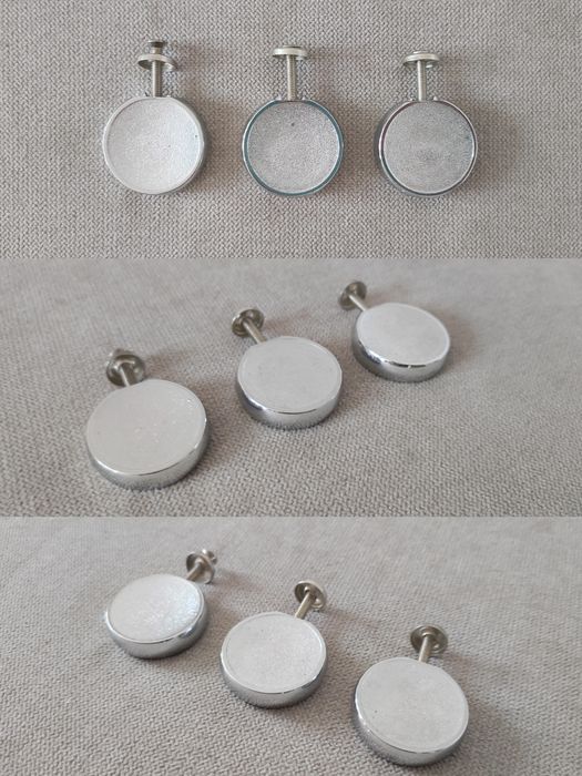 Metalowe uchwyty/ gałki meblowe 3 szt