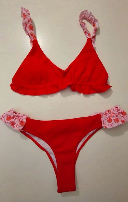 Bikini Brasileiro Vermelho Novo