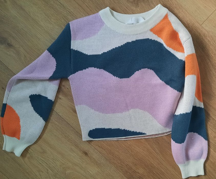 Sweterek i bluza H&M rozmiar 134/140