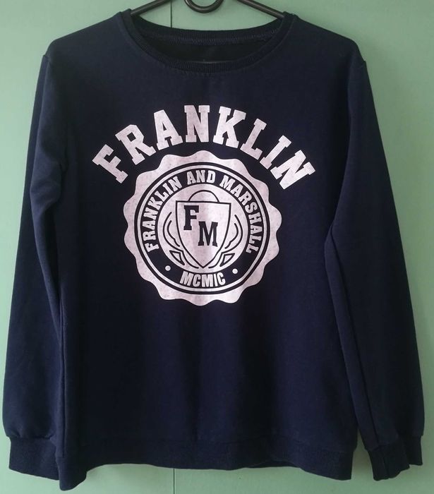 Bluza granatowa napis