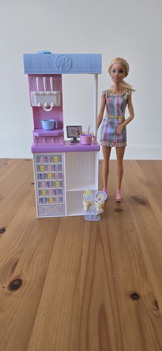 Lalka Barbie - zestaw lodziarnia
