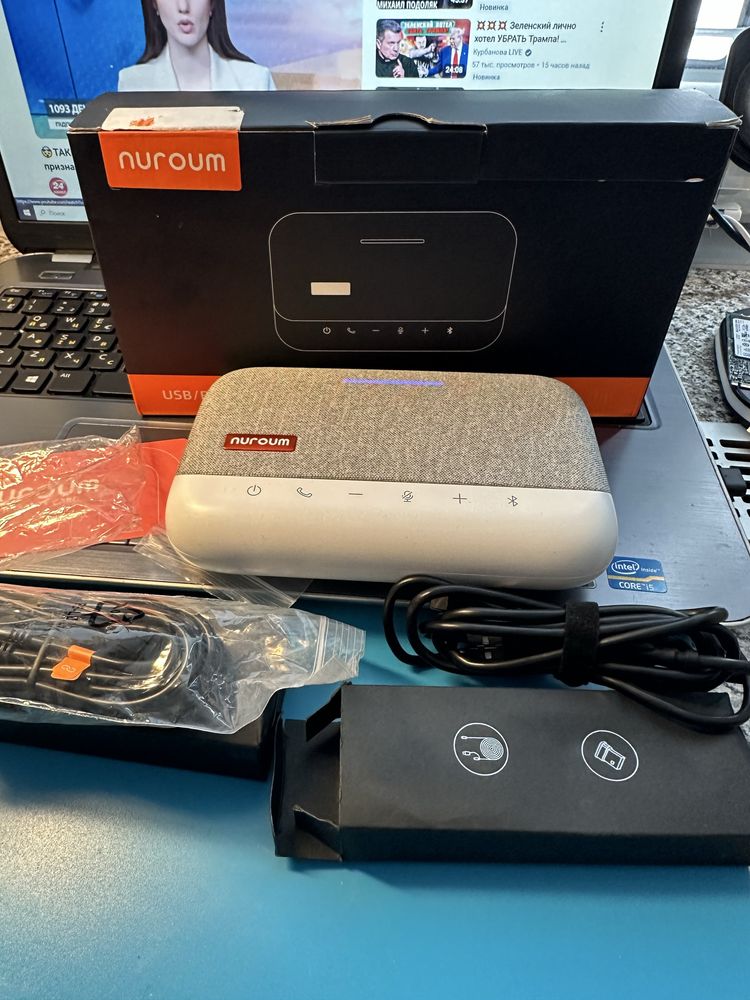 NUROUM A15 Bluetooth-динамік 4 мікрофони
