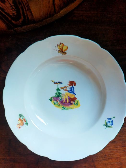 Ćmielów porcelana dziecięca Prl