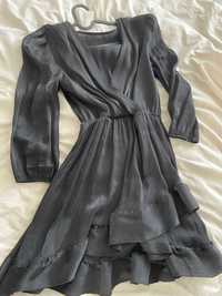 Sukienka czarna z połyskiem S/M
