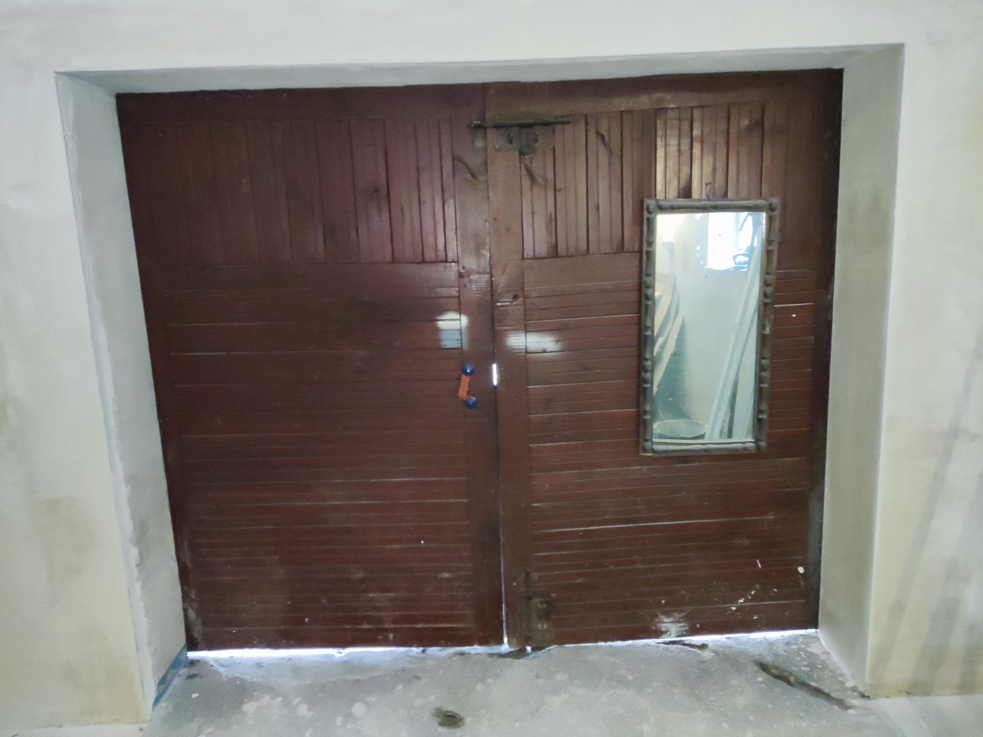 Drzwi drewniane dwuskrzydłowe /2.0 X 2.43/