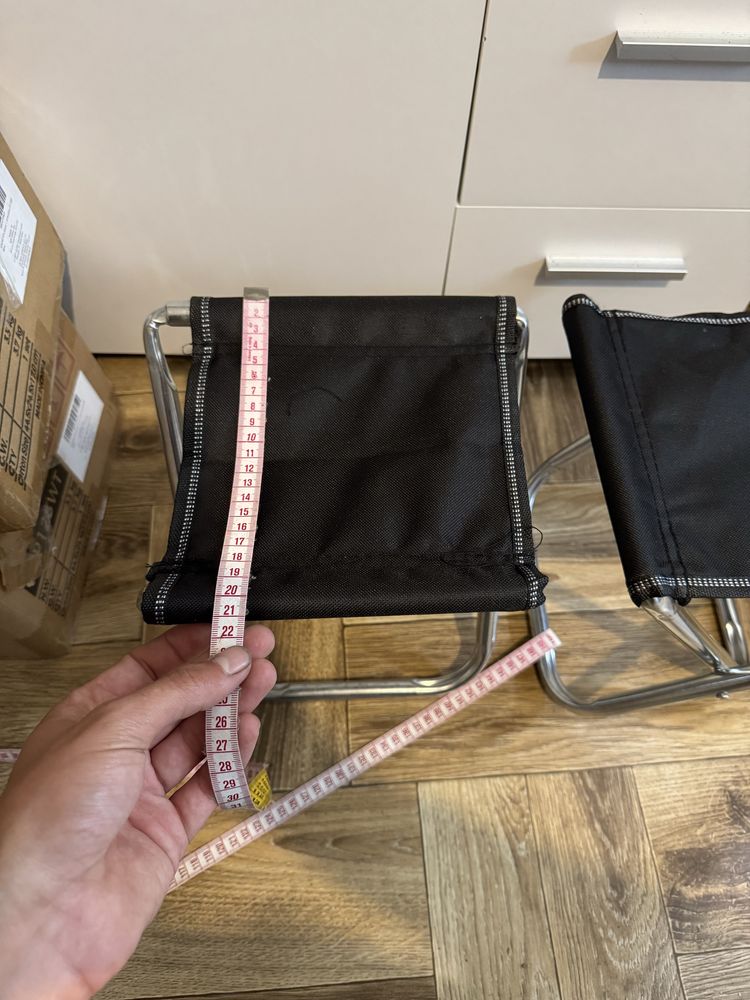 2 Krzeselka  turystyczne skladane taboret