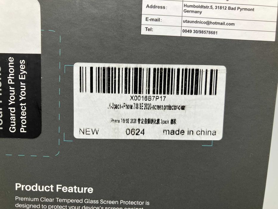 Захисне скло iPhone 7 / 8 / se 2020