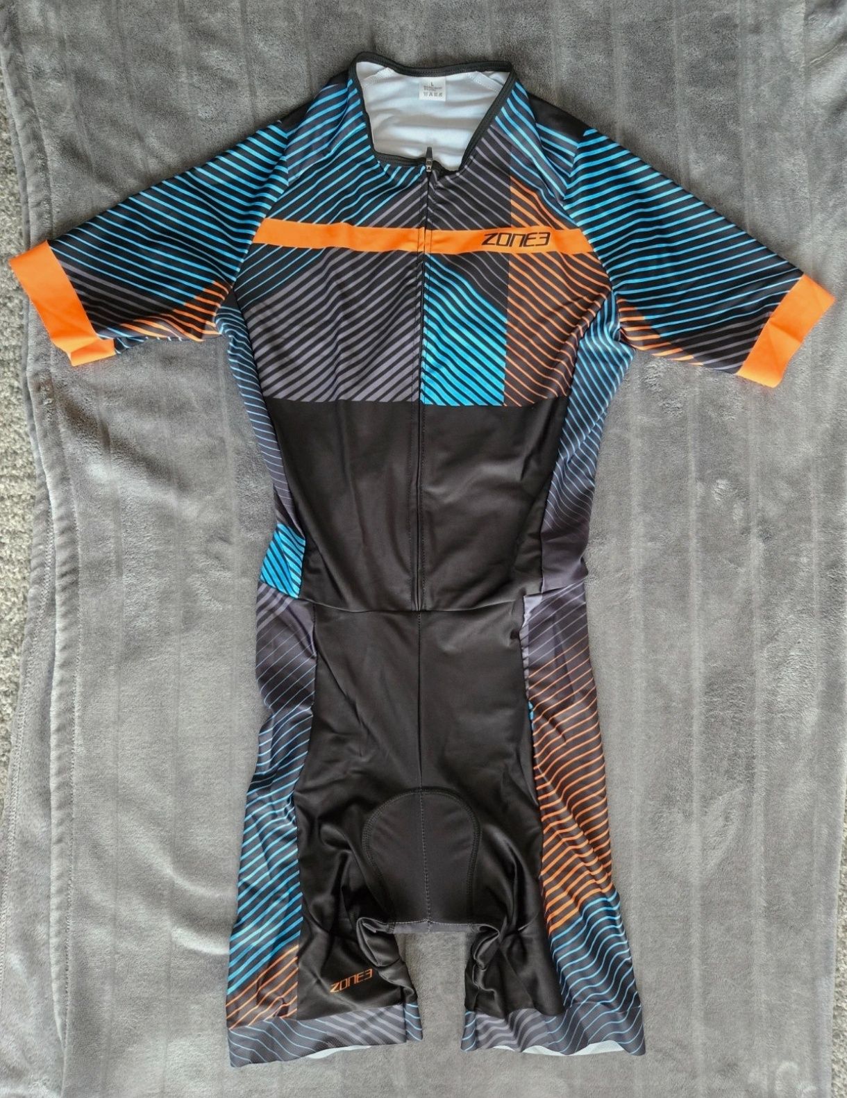 Strój Triathlonowy Roz L 170-182cm 70-80kg Zone3 Trisuit Activate Nowy