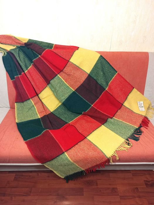 Плед шерстяной  130х185