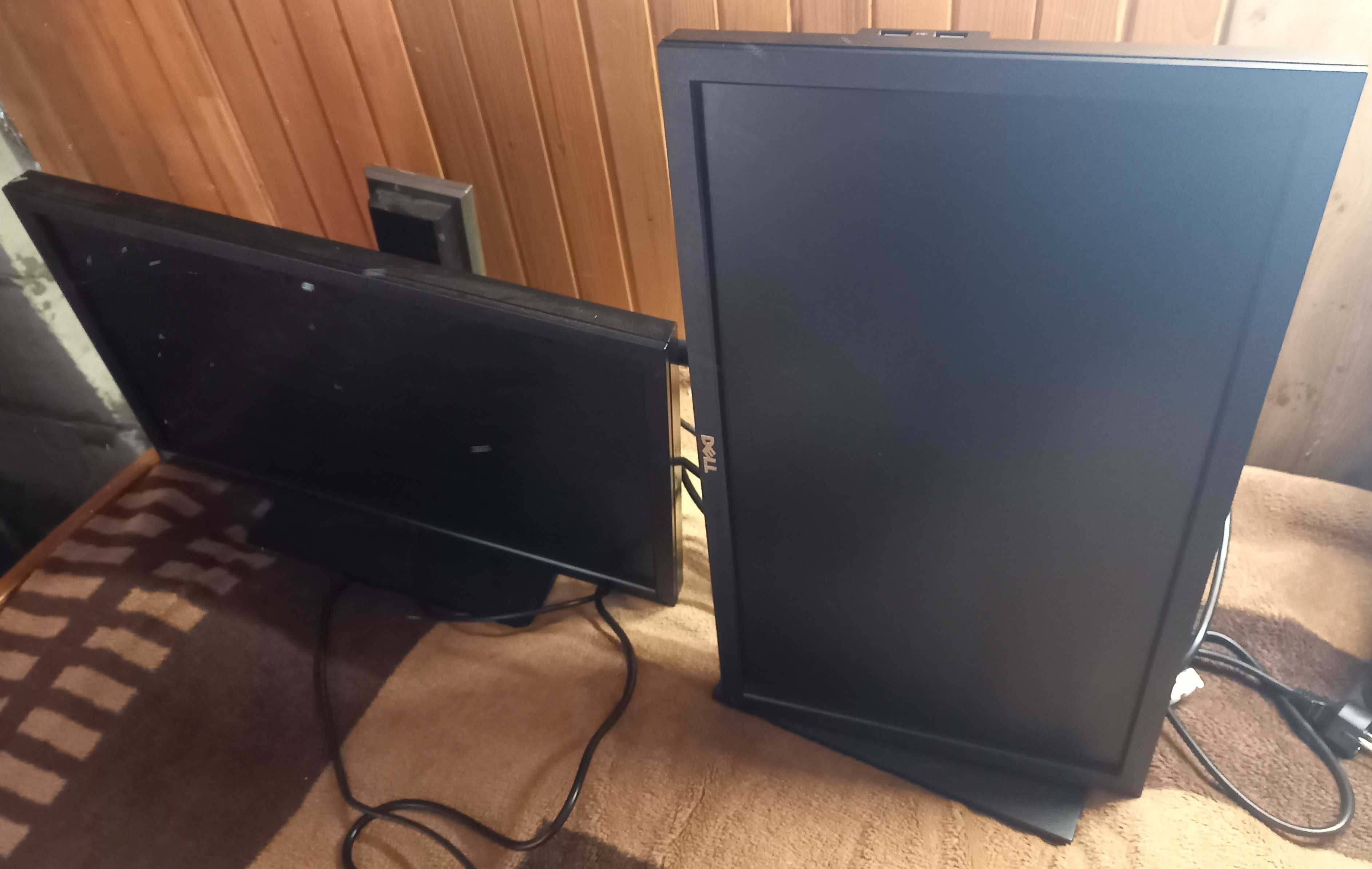Monitor Dell 21.5" obrotowy kable