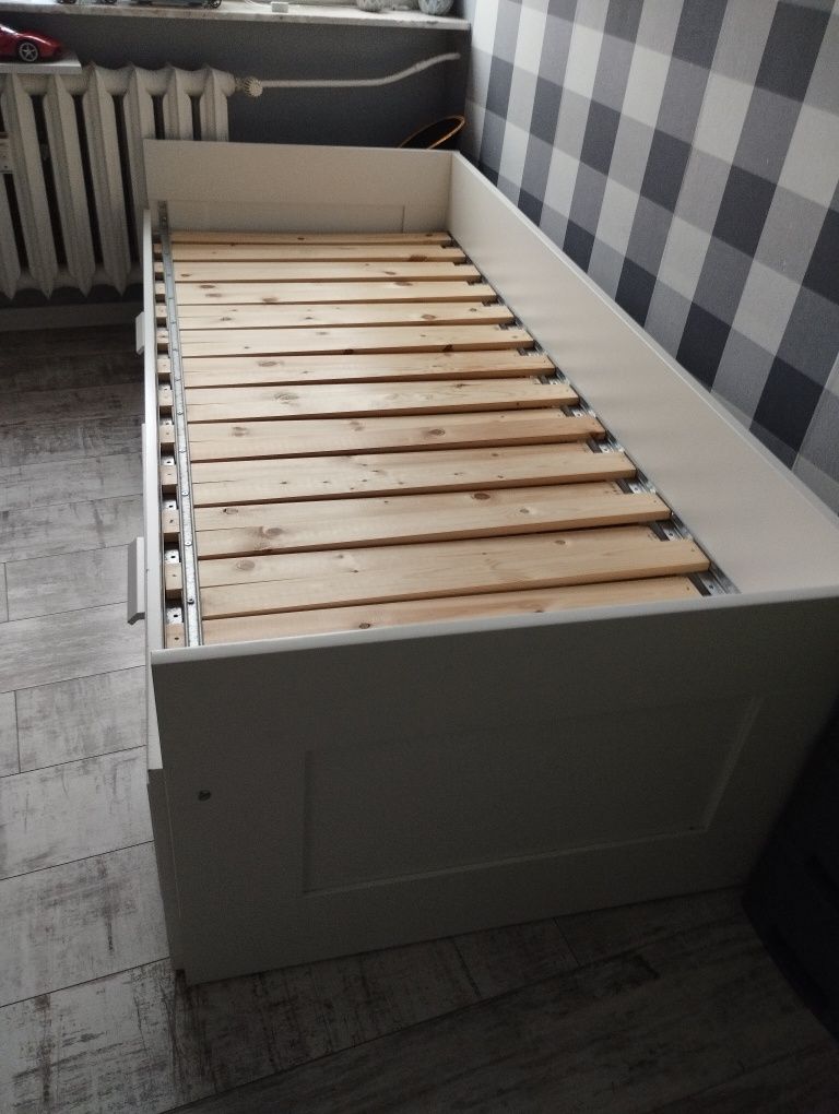 Łóżko Ikea z szufladami 80/160 + materace/200