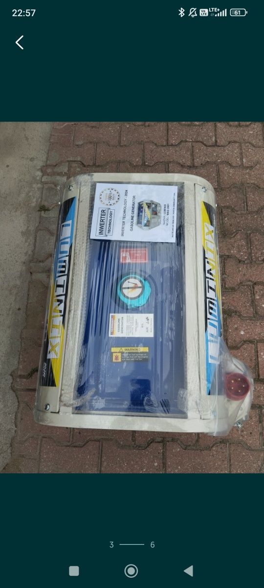 Agregat prądotwórczy LUMINIX MAG 0901 6,7 kW