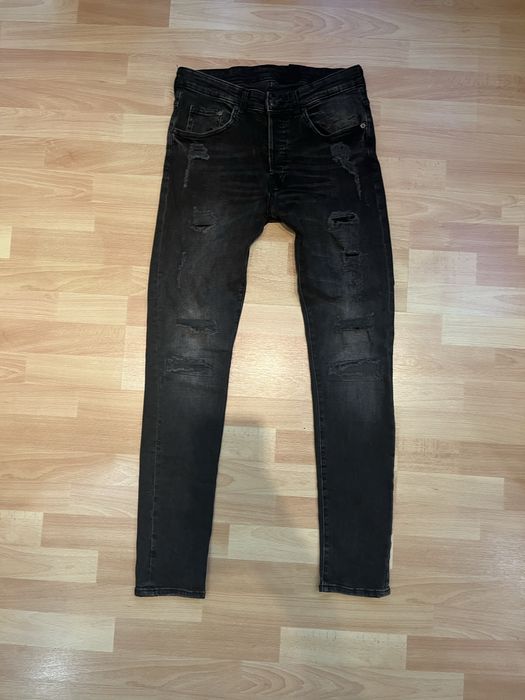 Чорні джинси slim fit