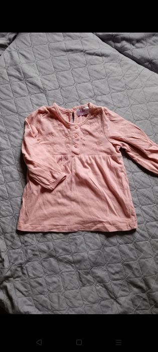 Różowa bluzka z guzikami 80