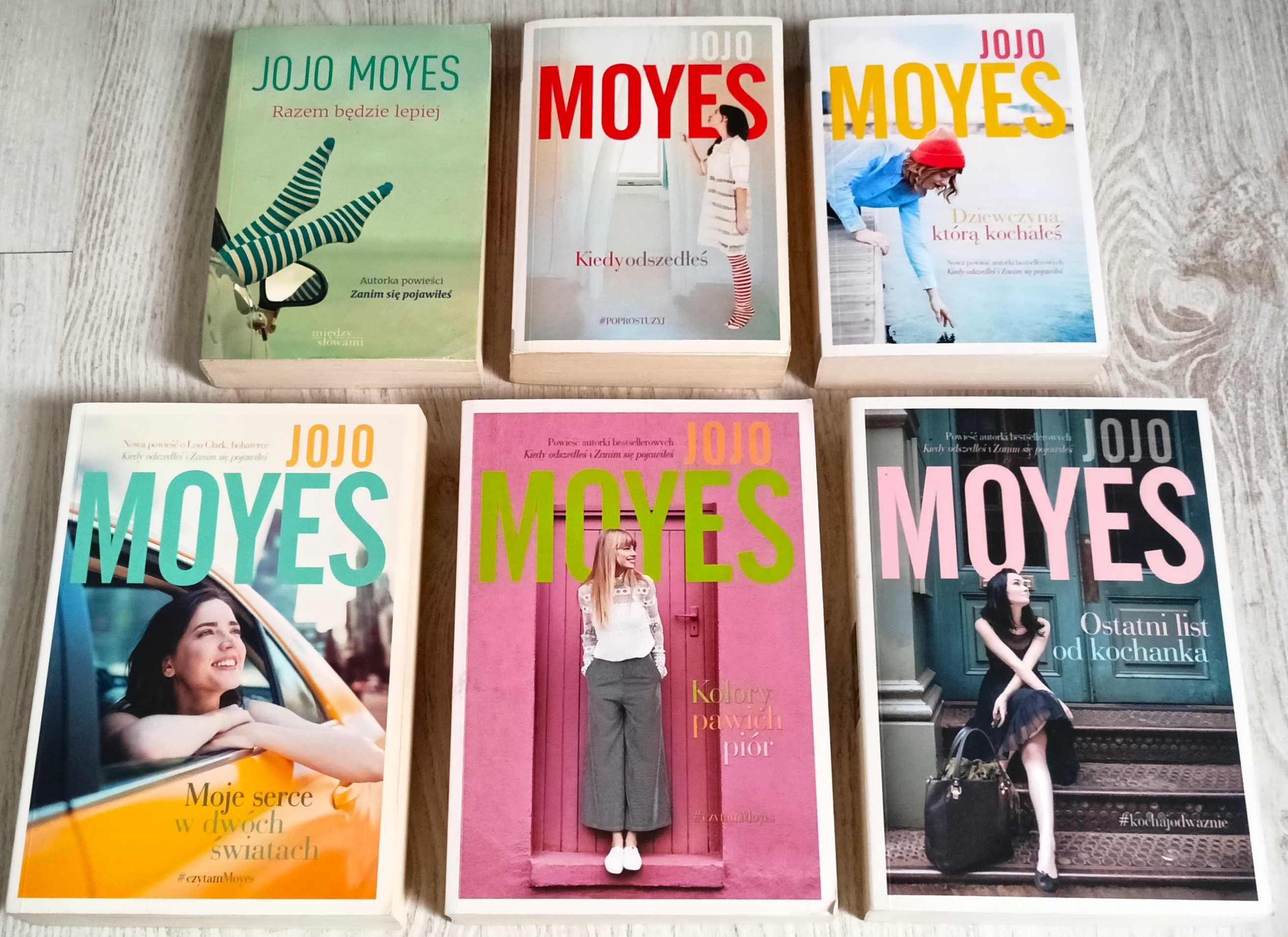 6x Moyes Ostatni list od kochanka Kolory pawich piór Kiedy odszedłeś