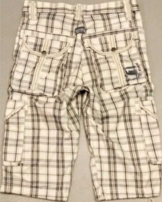 R) G-STAR RAW męskie krótkie spodnie w typie bojówek Roz. S/M