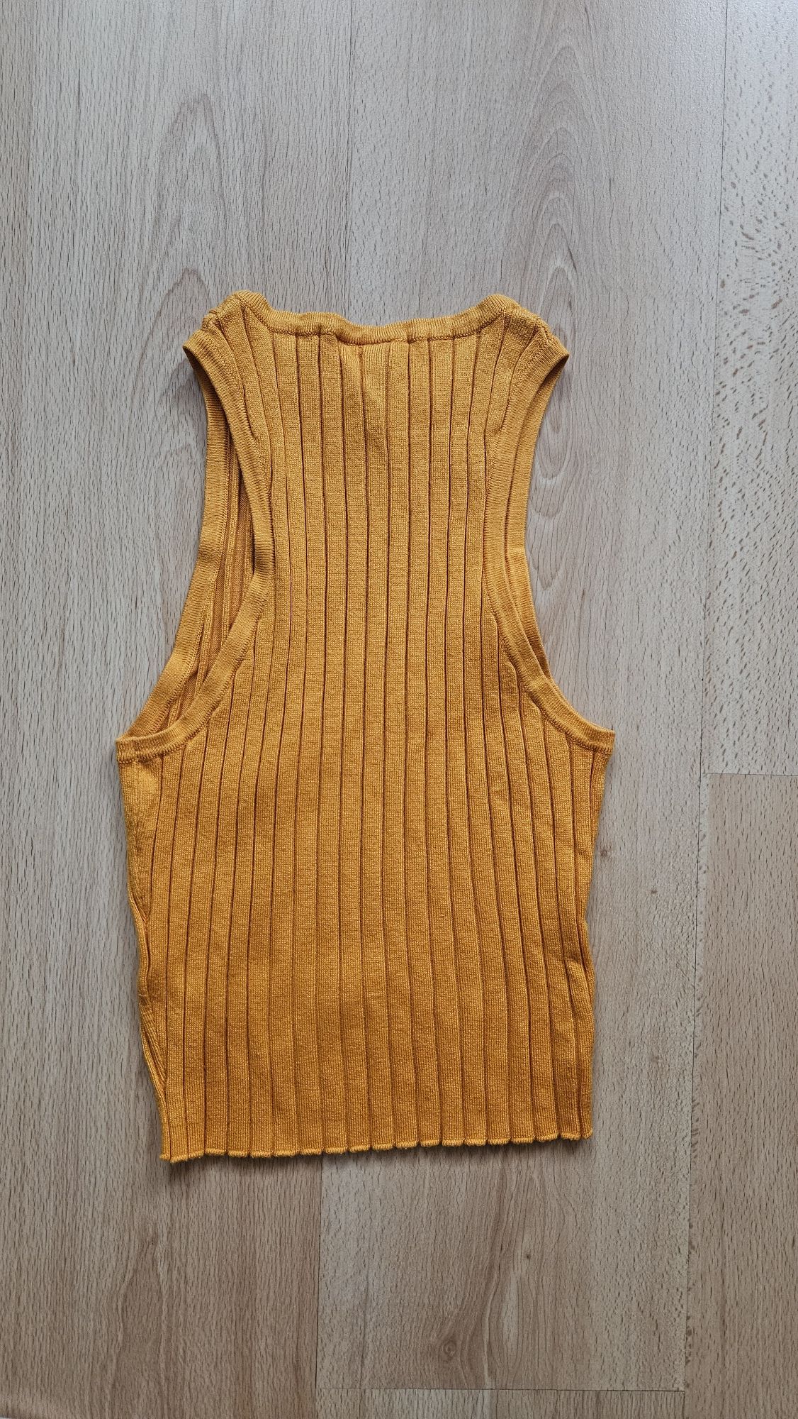 Top musztardowy h&m r. Xs
