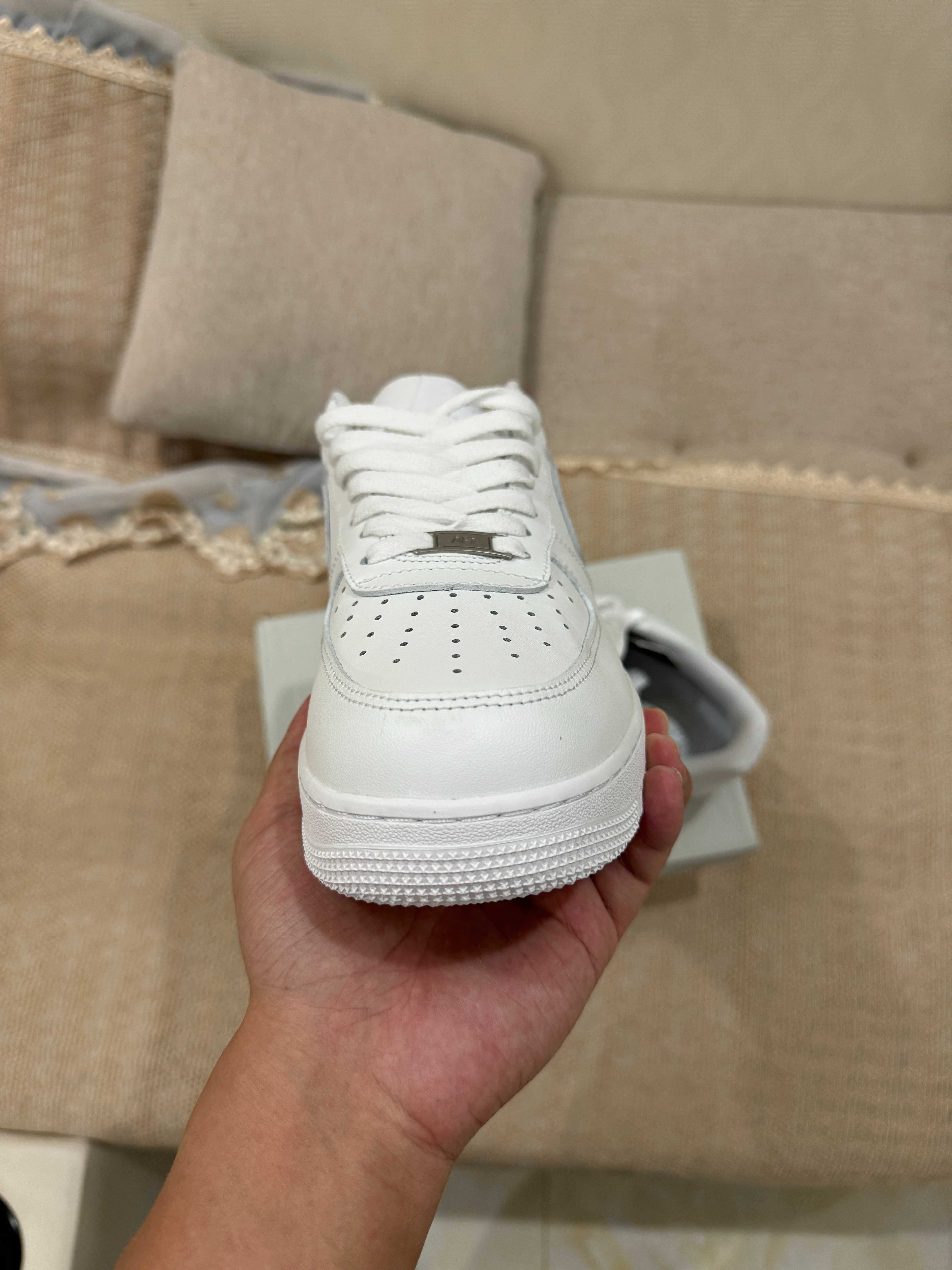 Nowy Nike AirForce1Low White Moda Rozmiar.37,5