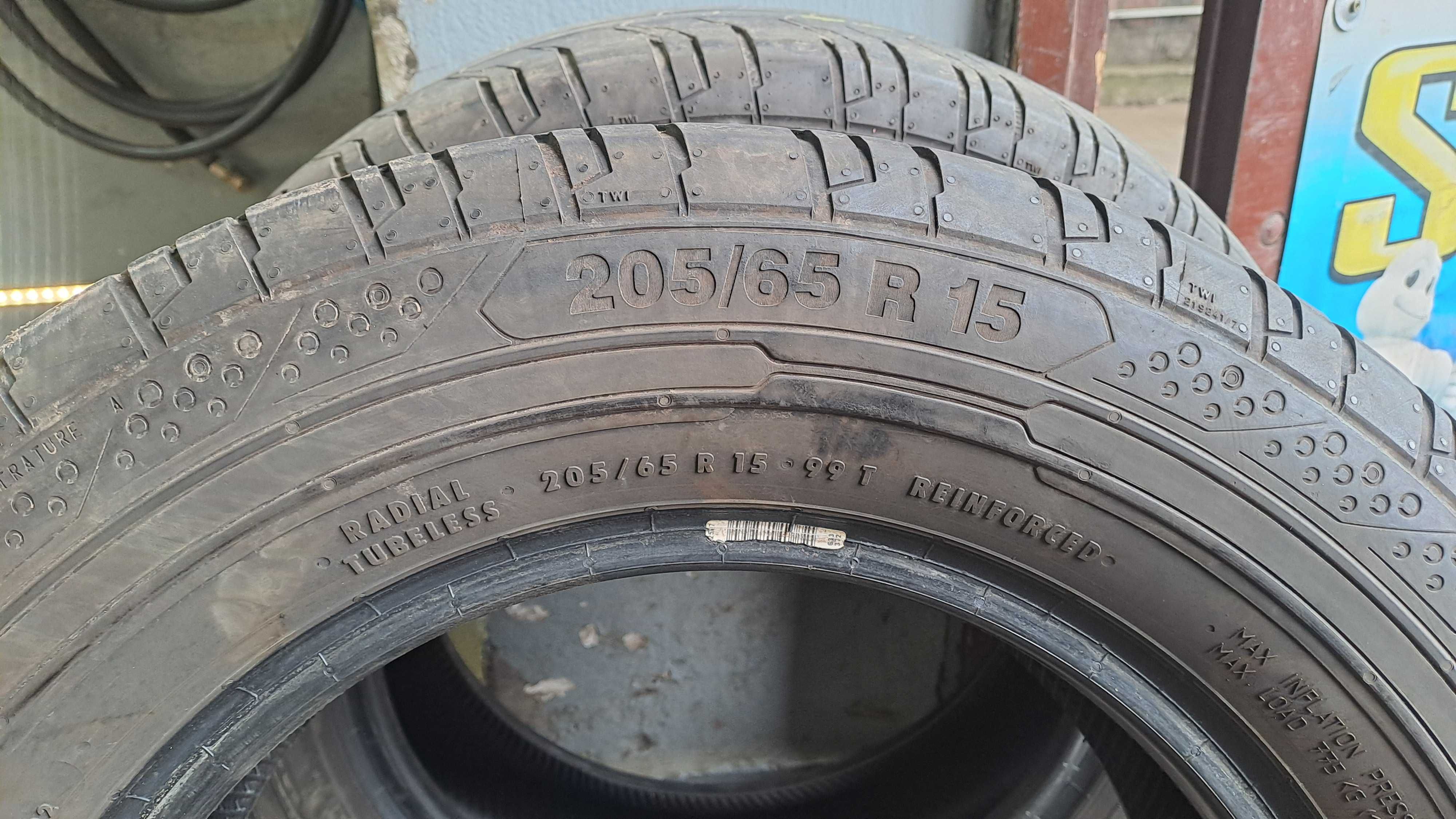 205/65r15 99t continental opony letnie uzywane dostawcze bus 8mm