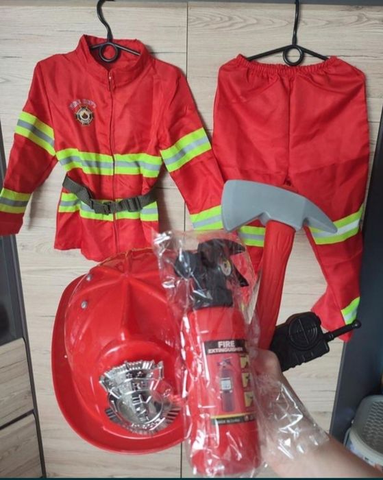 Дитячий костюм Пожежник на 3-4, 5-6, 7-8, 9-10 років