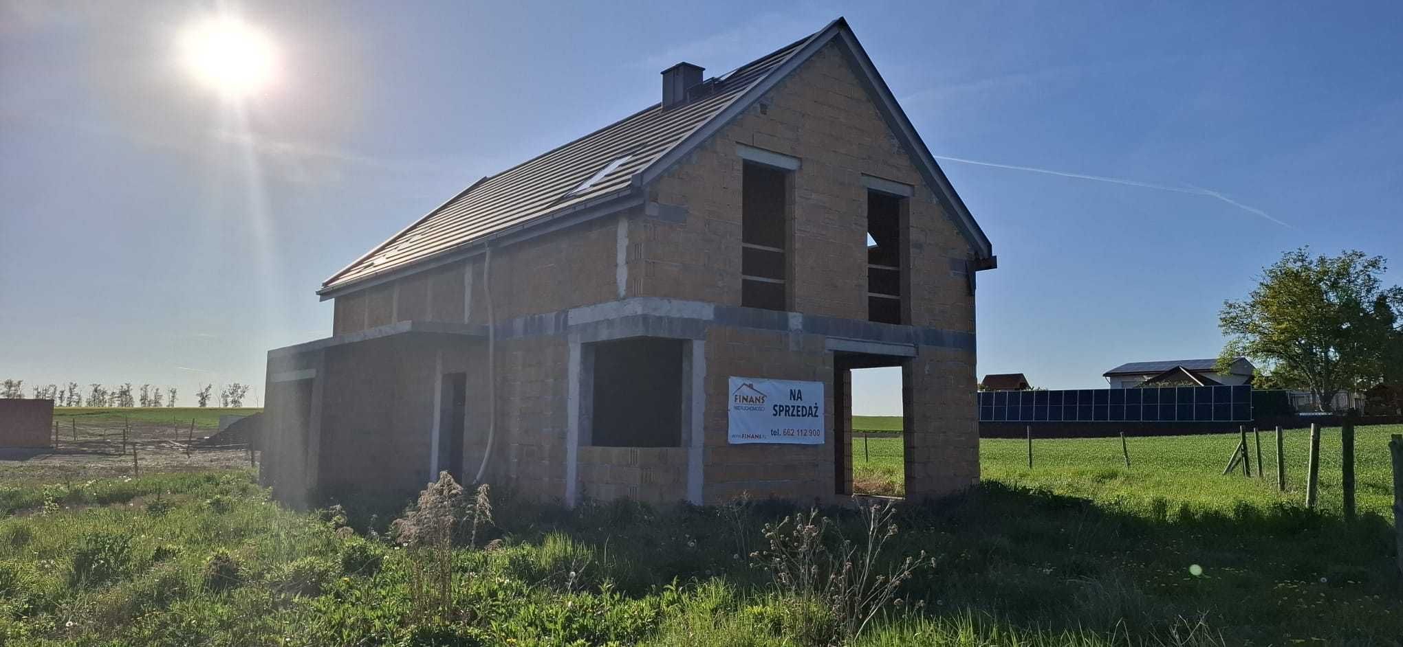 Nowoczesny dom w stanie surowym otwartym – Jędrzychów, Nysa