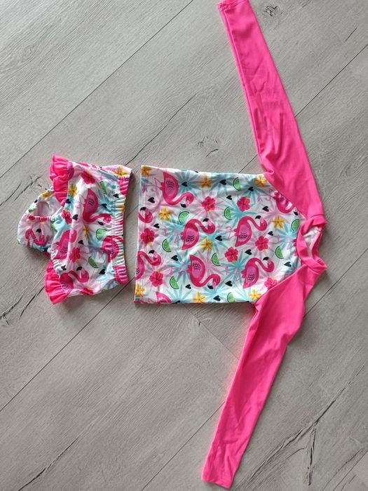 Strój kąpielowy UV dziewczynka 120/ 130 cm