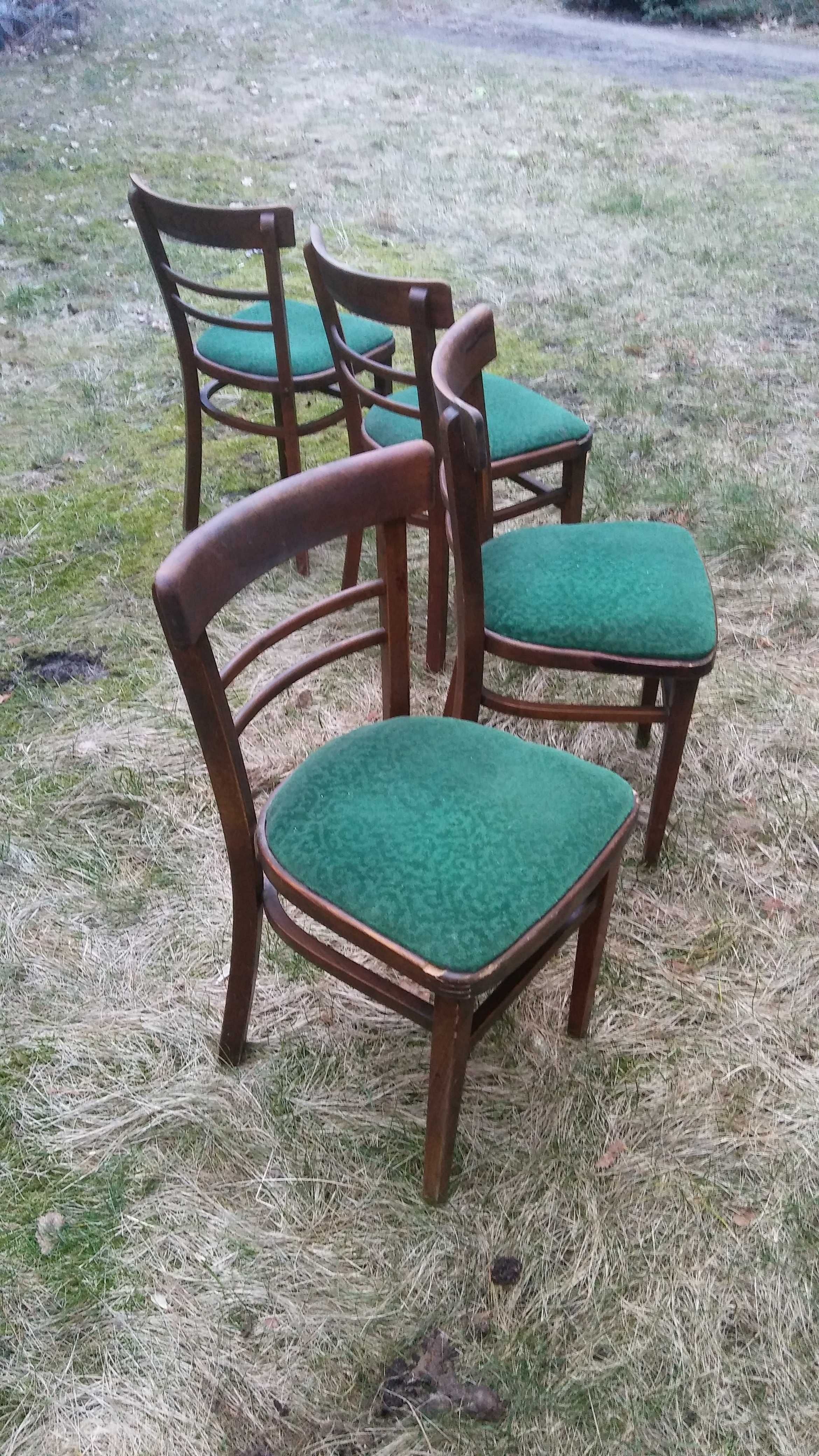 PRL krzesła zabytkowe w dobrym stanie
