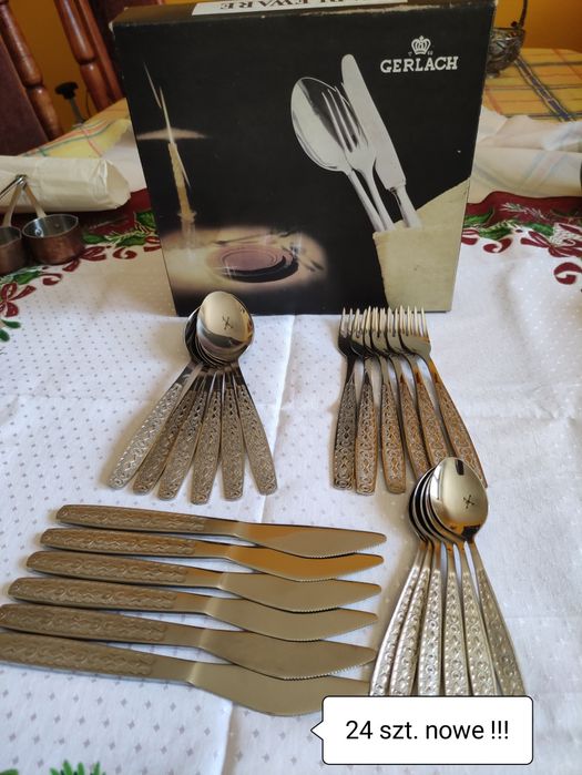 Sztućce Gerlach, nowe, vintage
