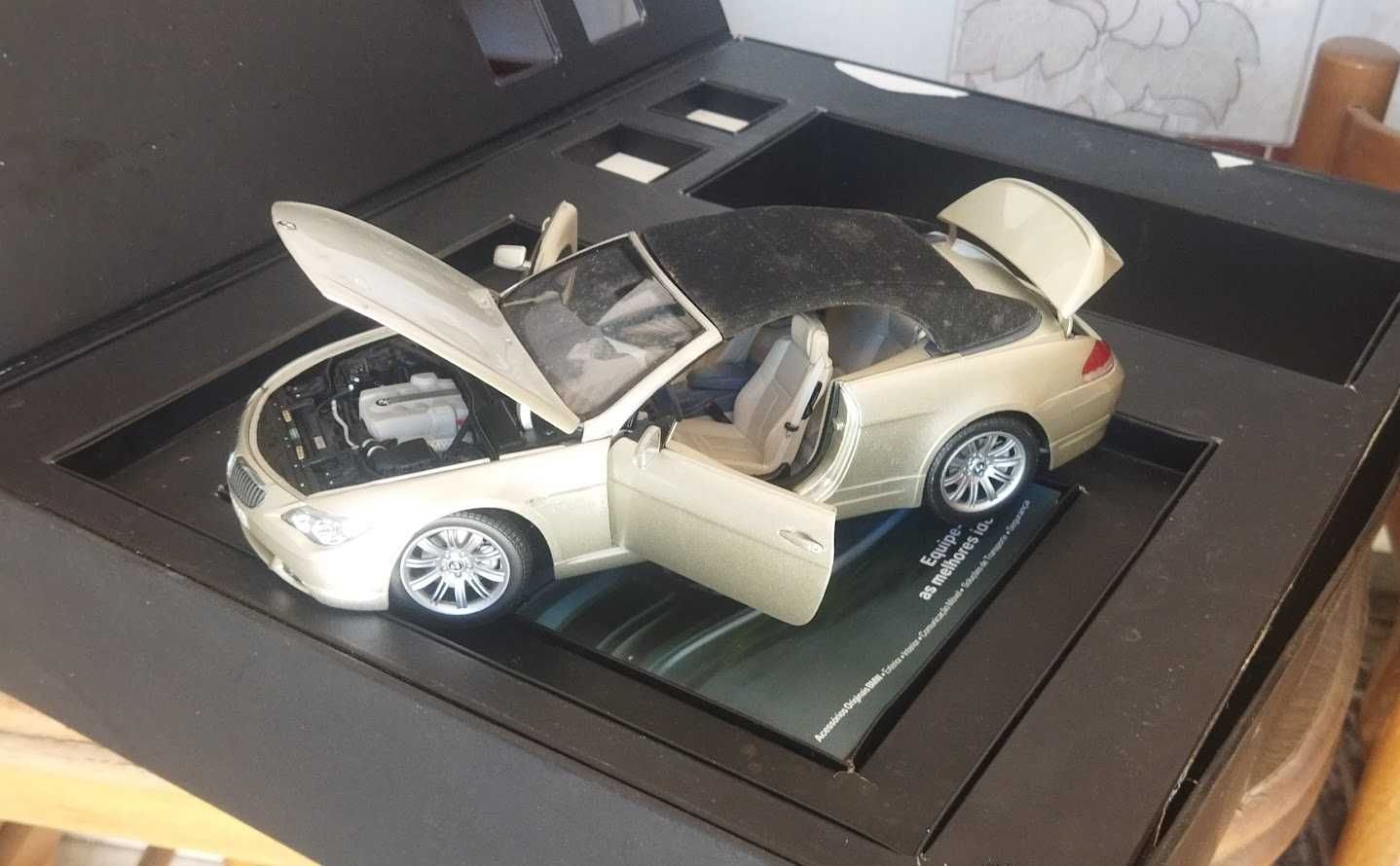 bmw 6 series 645i convertible kyosho 1/18