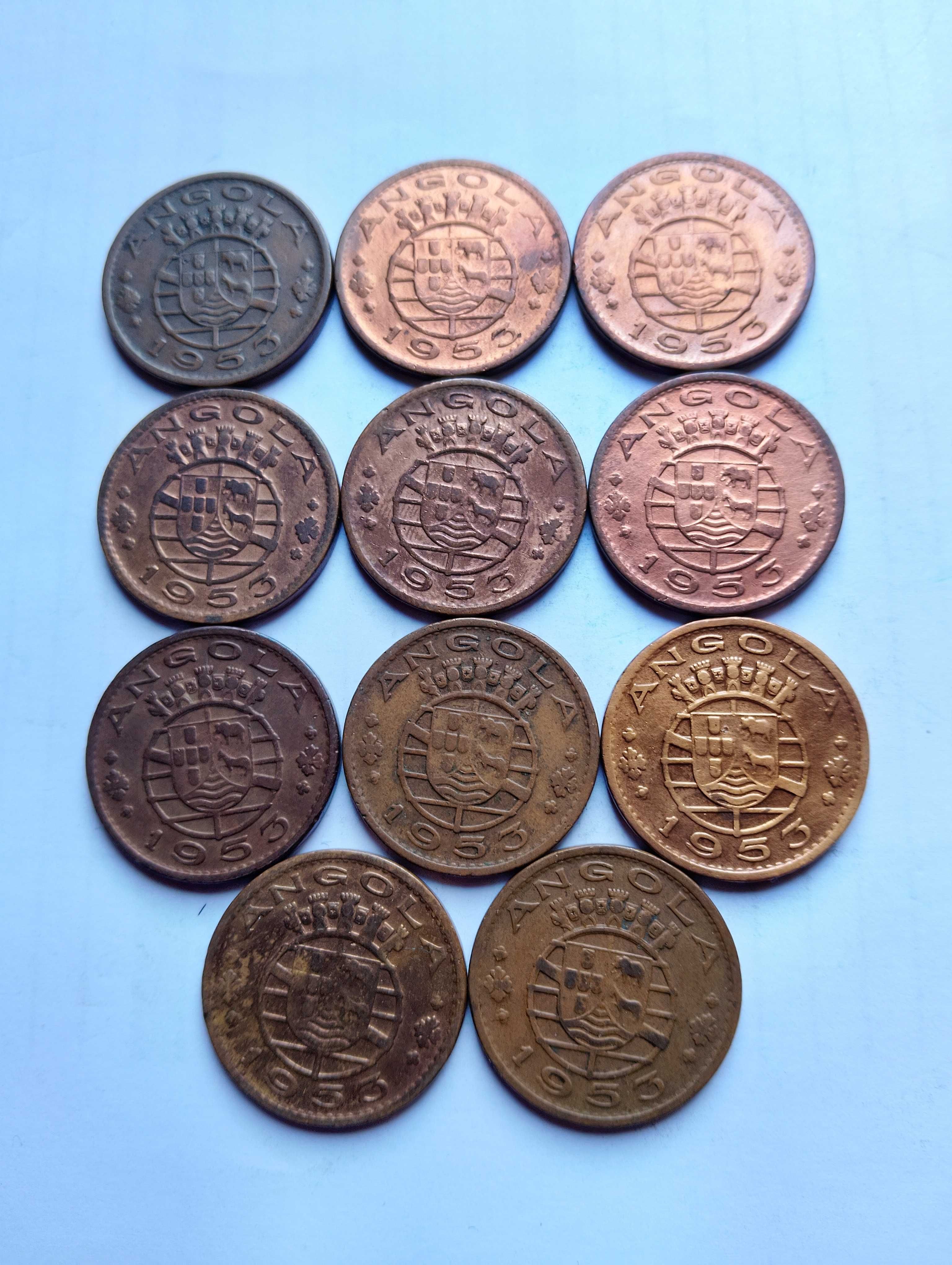 Vendo 11 Moedas Escudo 1953 Angola