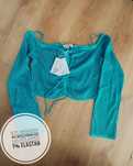 Nowy crop top damski z wiskozy & Other Stories rozmiar M