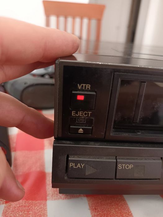 Gravador/ leitor VHS vintage National