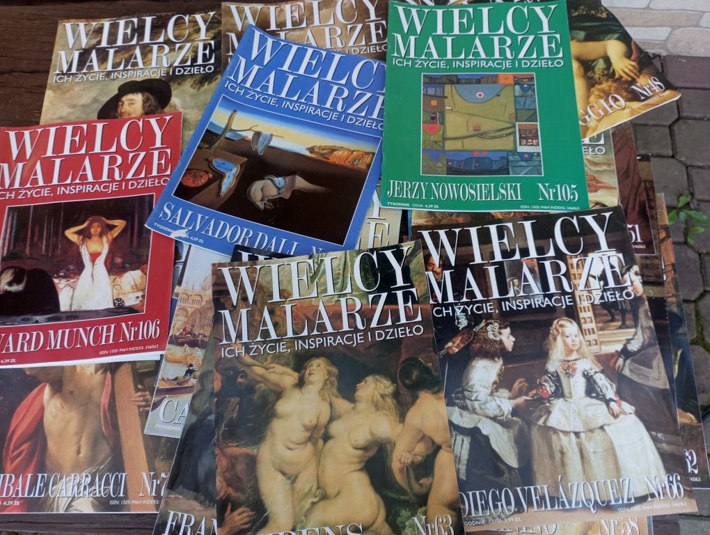 Gazeta Wielcy malarze zestaw 21 numerów kolekcje unikat oryginał