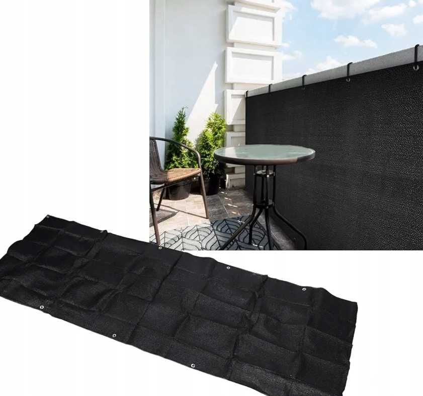 Siatka Maskująca Cieniująca Na Płot Balkon  5.90x73cm Nowa Nr00414