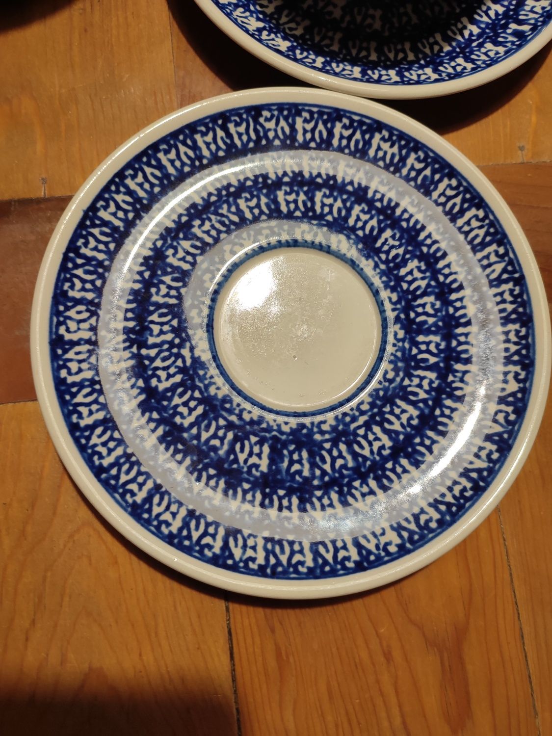 Zestaw Bolesławiec ceramika vintage rzadki wzór