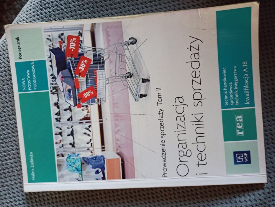Książka Organizacja i techniki sprzedaży.