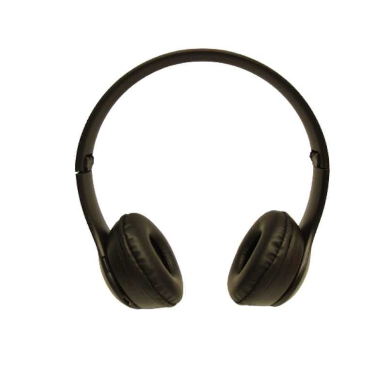 Black wireless bluetooth headset FM P47 black słuchawki bezprzewodowe