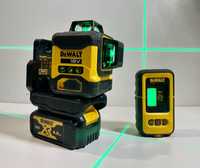 Laser krzyżowy DeWalt komplet DCLE34032 + DE0892G + bateria 4.0Ah