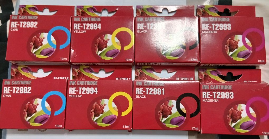 Tinteiros para impressora EPSON 1,50€ cada um