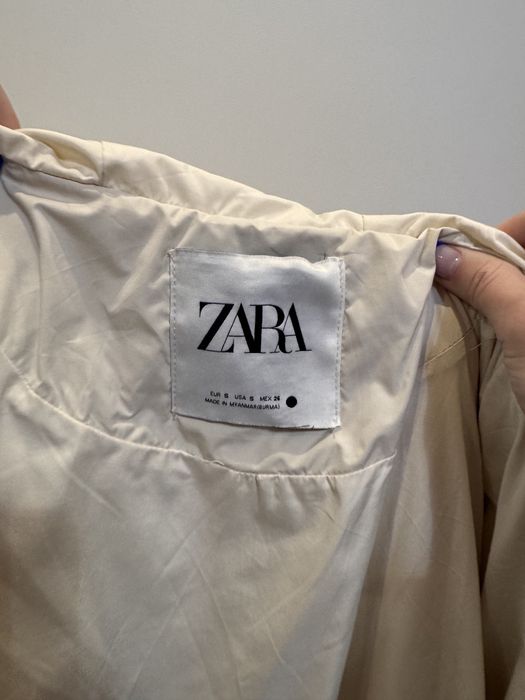 Пуховик Zara в ромб